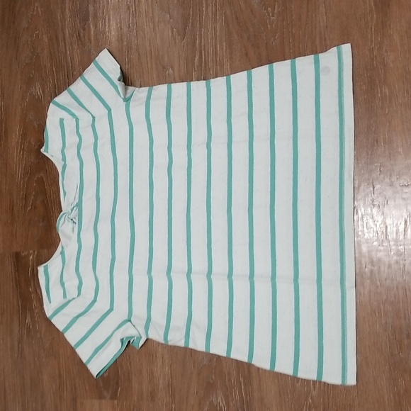 (L) T by Talbots Striped Keyhole Cut Out Vacation Beach Resortwear Lightweight - Picture 1 of 8